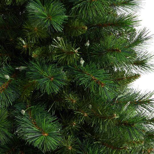 5ft. Pre-Lit West Virginia Mountain Pine Artificial Christmas Tree, Clear Lights